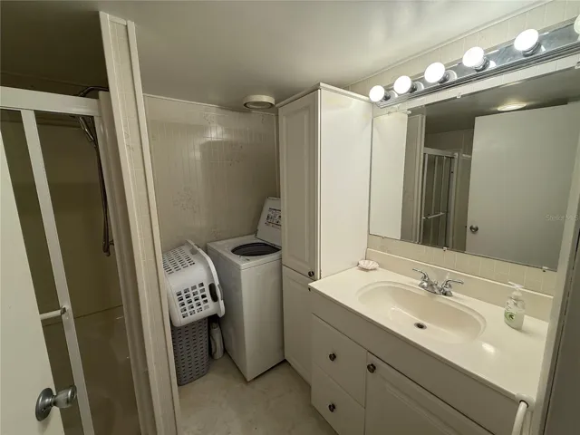 Washer in Bathroom