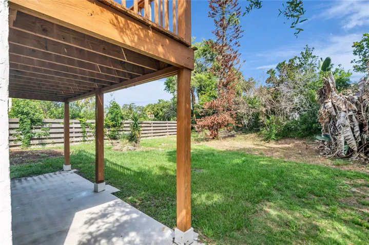 Covered patio