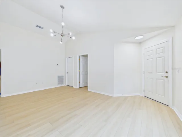 Living area/ main entry