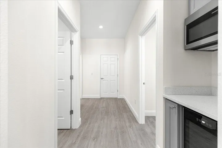 entrance from kitchen to mudroom