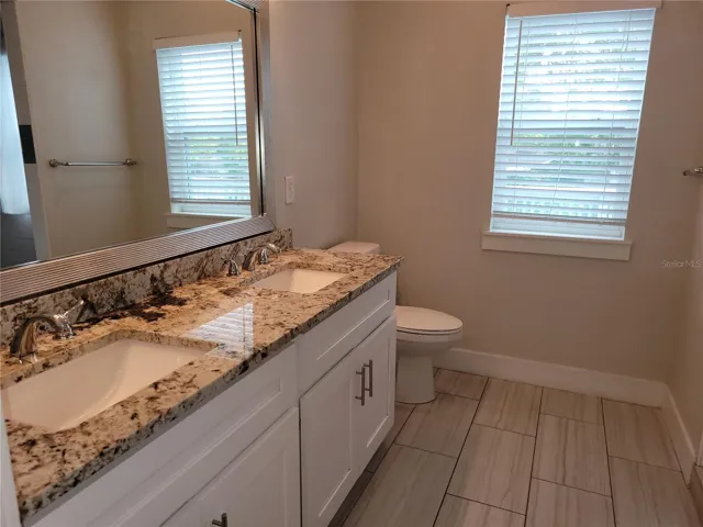 Primary Bath dual sink vanity