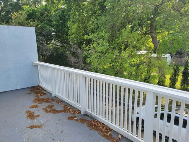 View from rear balcony