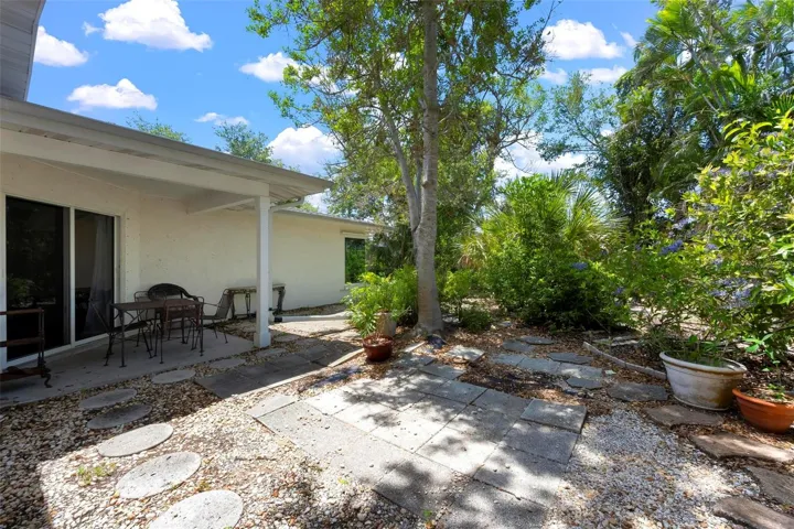 Rear exterior, yard
