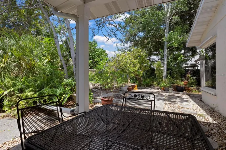 Covered patio