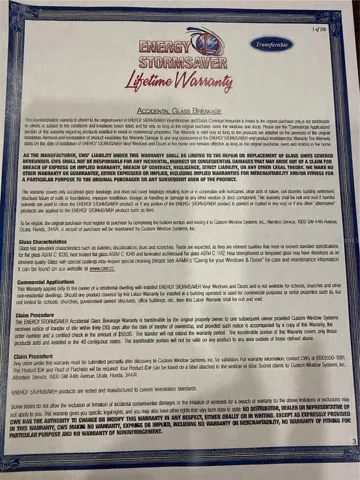 PELLA window warranty