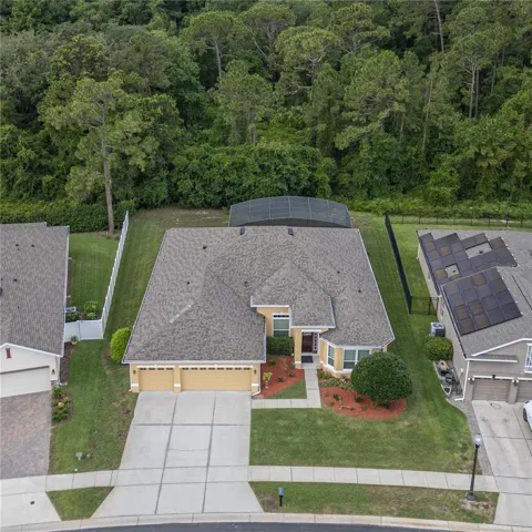aerial view of home