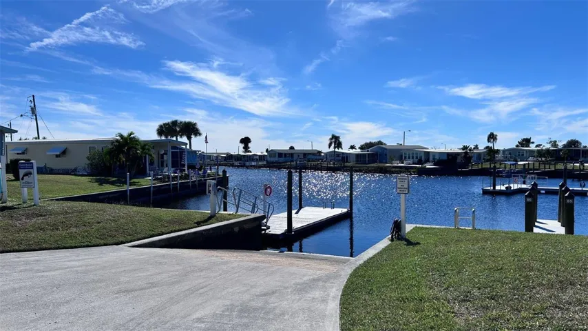 Private boat launch