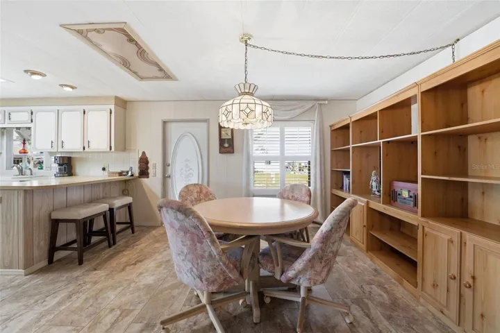 Dinette off kitchen