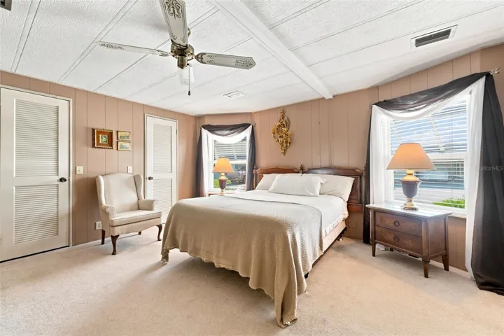 Spacious primary bedroom