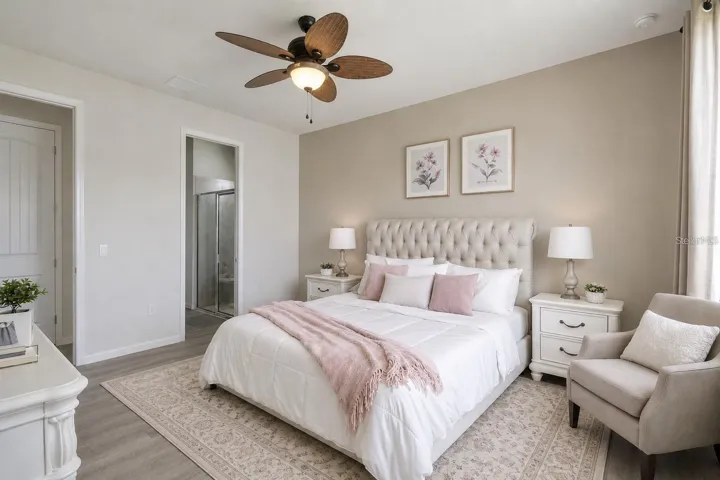 Primary Suite with Relaxing Pool & Sunset Views