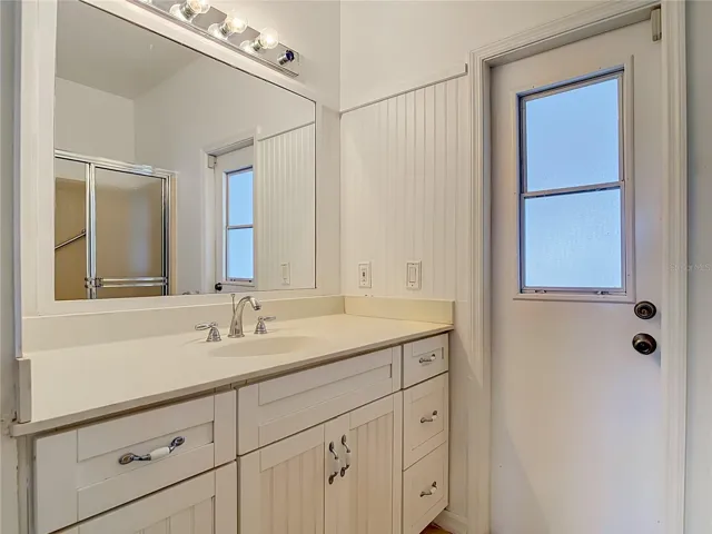 Master Bath with Shower to Lanai