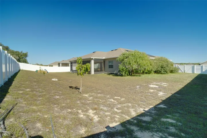 Huge backyard