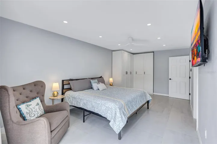 master bedroom with walkin closet