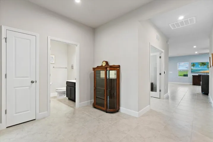 from the foyer are the guest rooms