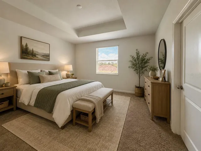 Primary Bedroom (Virtually Staged)