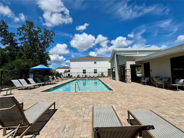 Community Pool Right Side View