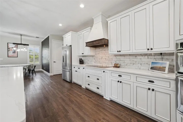 Lots of counter space for your gourmet creations.