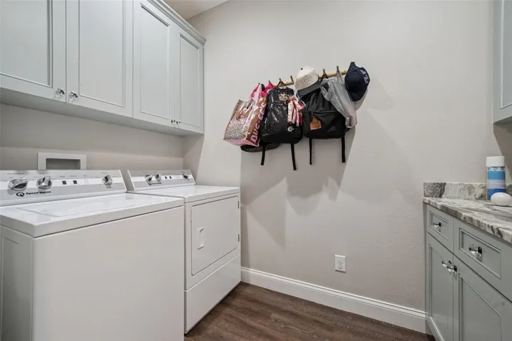 Laundry room.