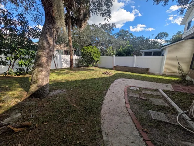 Fenced in Backyard