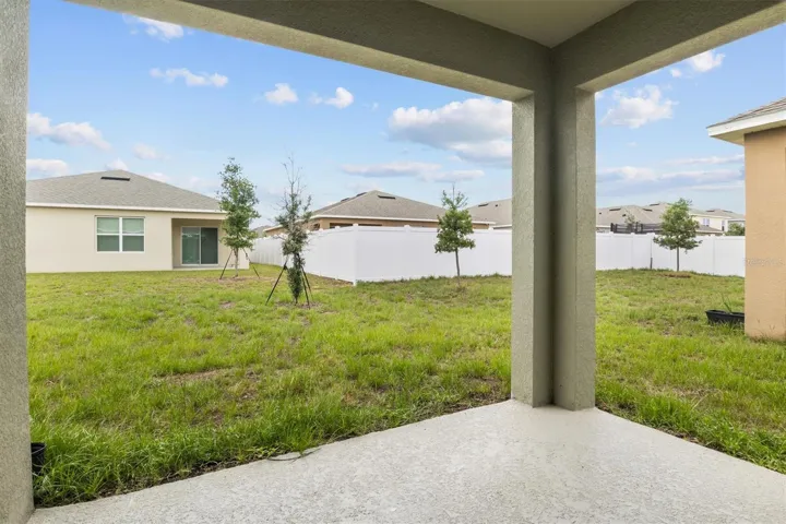 Plenty of room in the back yard