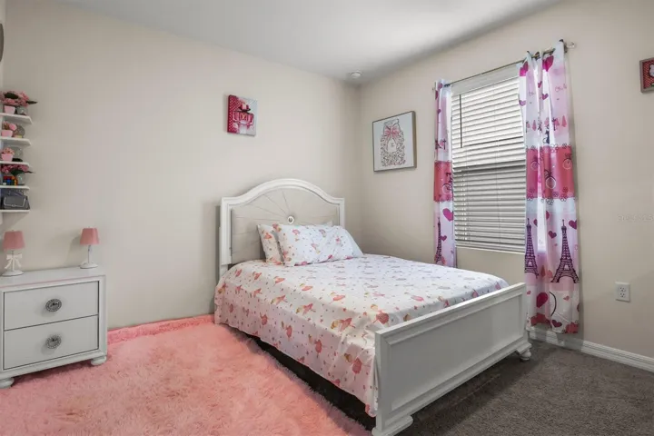 Plenty of space in this bedroom as well