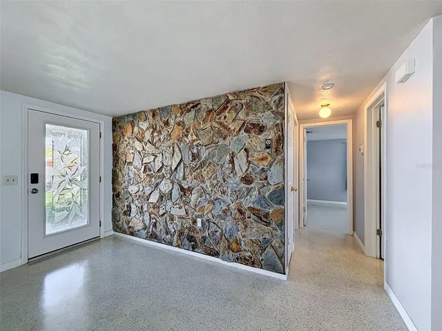 BEAUTIFUL STONE WALL ENTRY