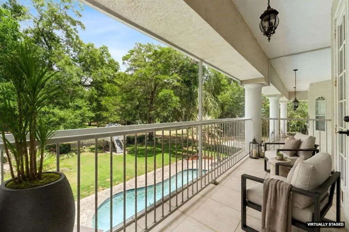 *Virtually Staged* screened in owners balcony