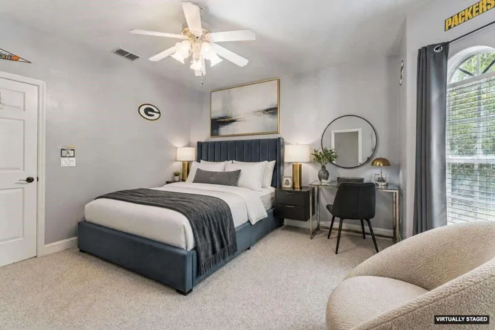 *Virtually Staged* Bedroom