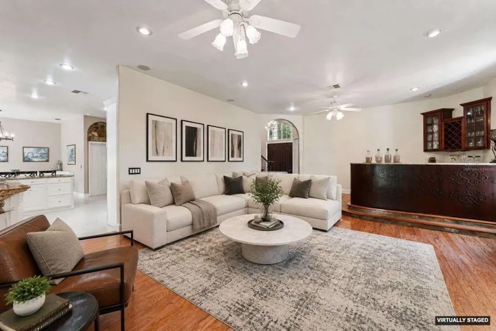 *Virtually Staged* Living room