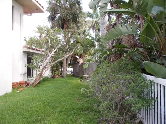 east side yard