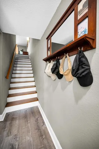 Staircase to living space