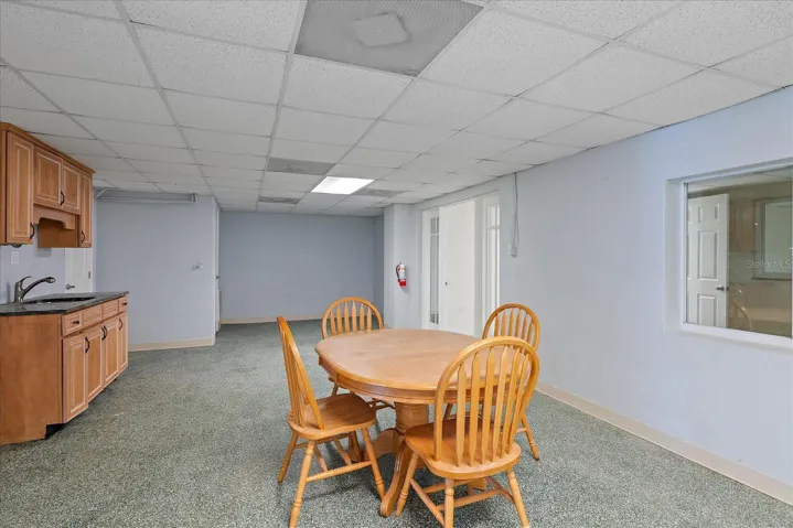 Lower level break / work space