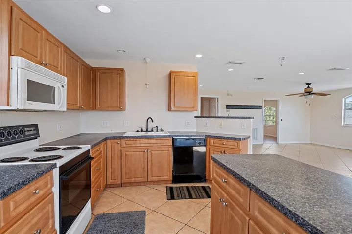 Upper level kitchen