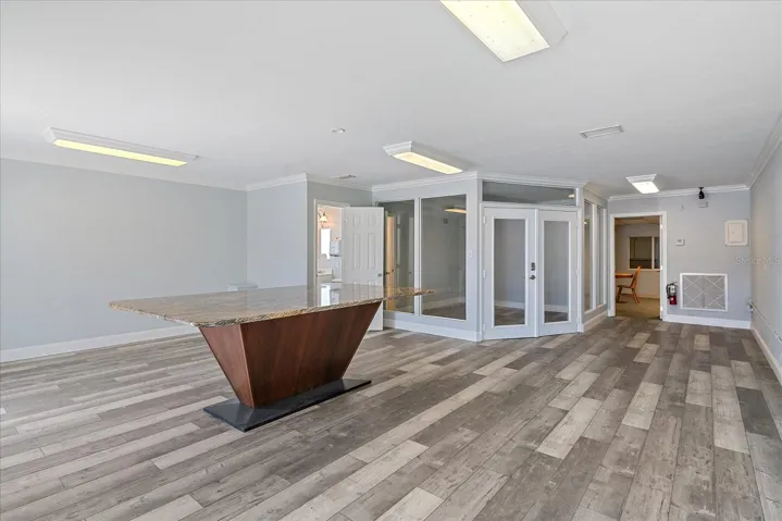 Lower level office/retail space