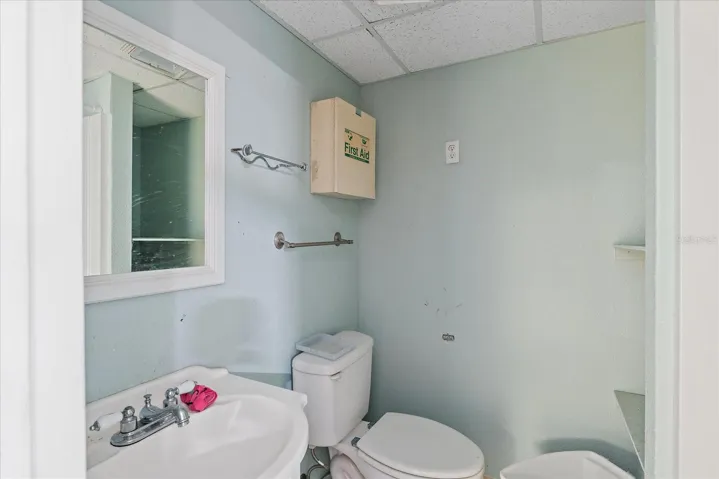 Lower level bathroom