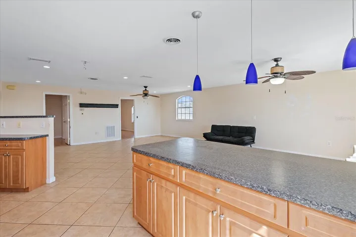 Upper level kitchen/livingt