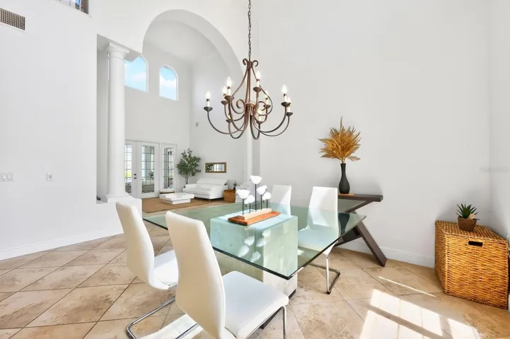 The formal Dining Room provides a dedicated space for formal meals and special gatherings.