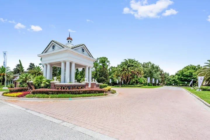 Residents of Providence enjoy an INCREDIBLE ARRAY OF AMENITIES, including a championship golf course, clubhouse, fitness center, resort-style pools, water park, playgrounds, walking trails, tennis courts, and 24-hour guarded security.