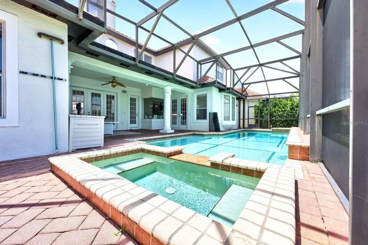 Your very own private pool and spa with screened lanai, creates a refreshing retreat right at home.