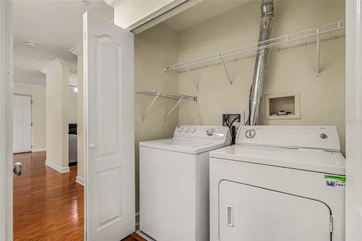 Washer and dryer included