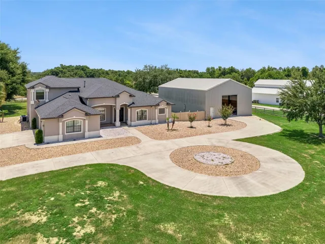 5 Acres with large home and additional building