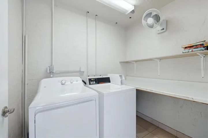 Laundry in building on 2-4 floors.  $1.50 to wash/dry