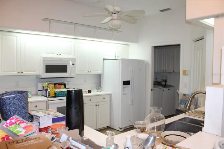 View of Laundry from Kitchen