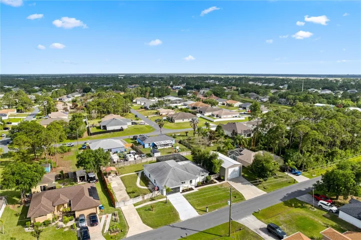 Elevated view showing the home’s proximity to natural surroundings