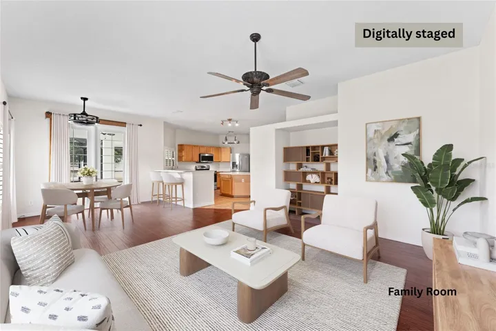 Conveniently located near the kitchen for easy entertaining