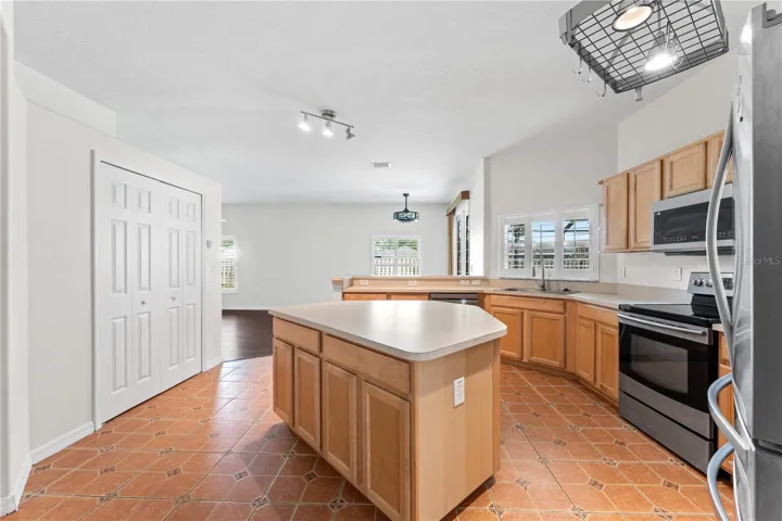 Spacious prep areas ideal for meal preparation