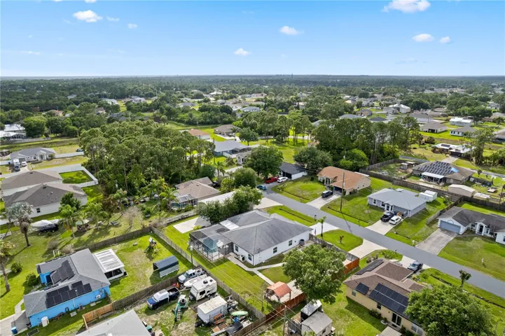 Stunning aerial perspective of the home and its prime location