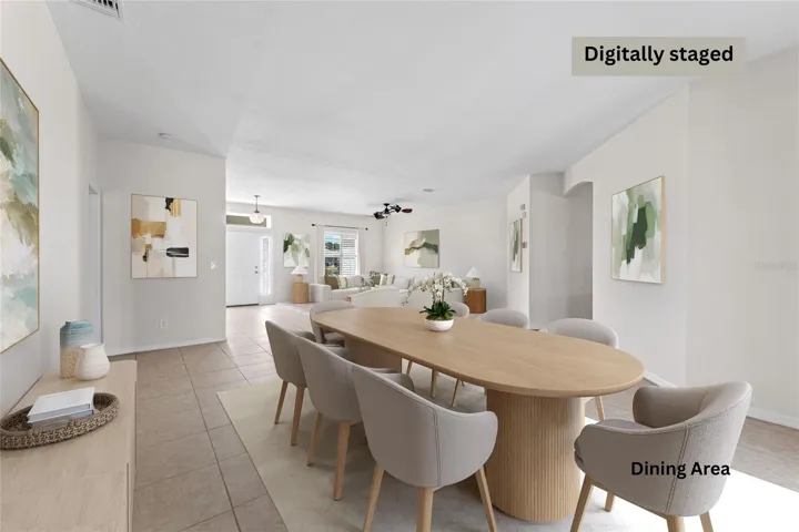 Elegant dining room perfect for hosting family meals and gatherings