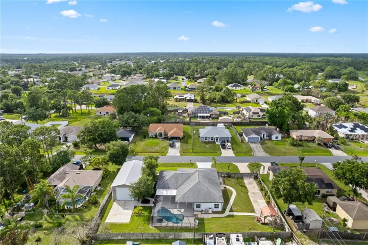 Elevated view showing the home’s proximity to natural surroundings