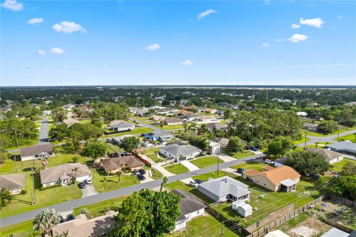 Stunning aerial perspective of the home and its prime location